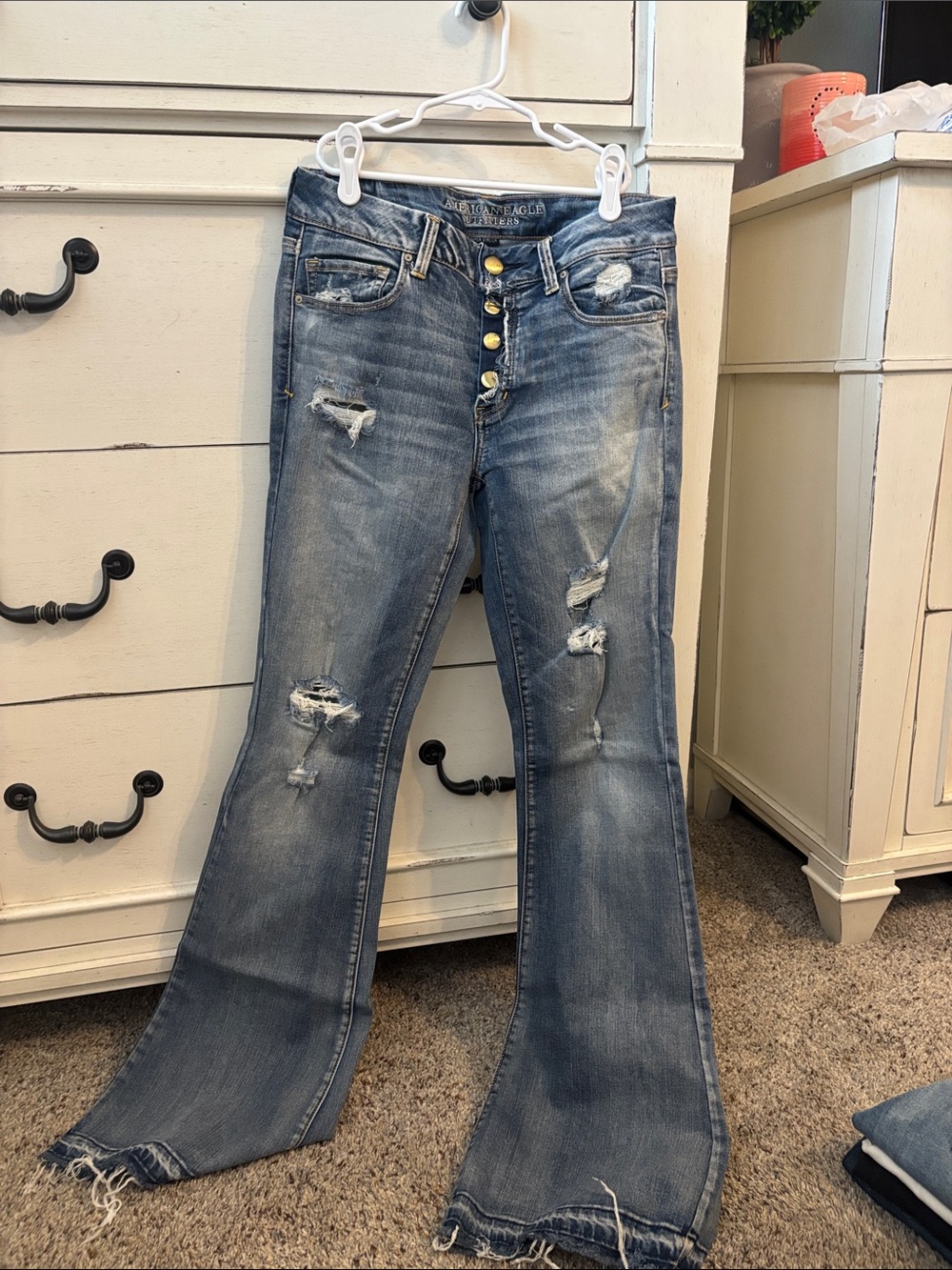 American eagle boho artist jeans